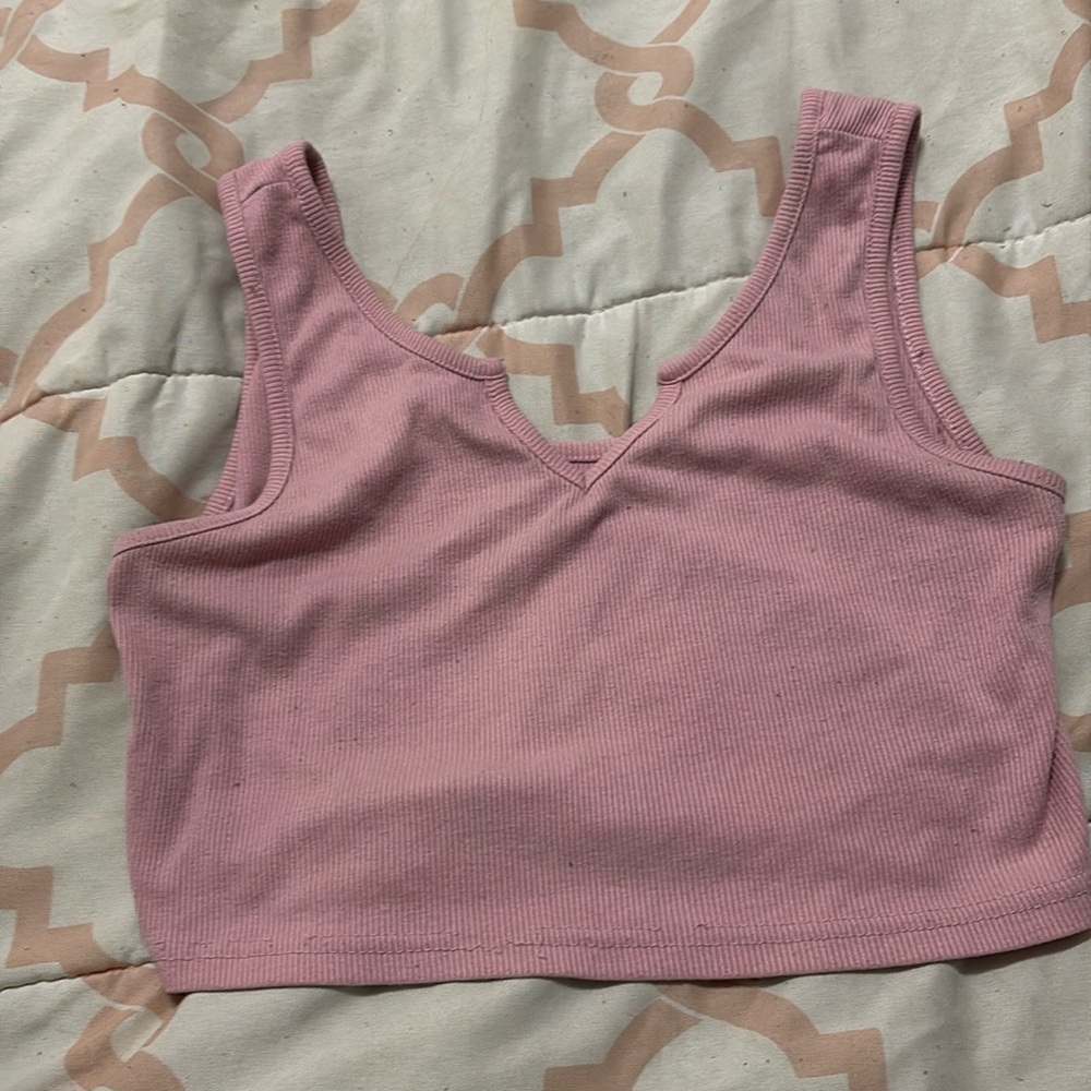 Cute pink tank top